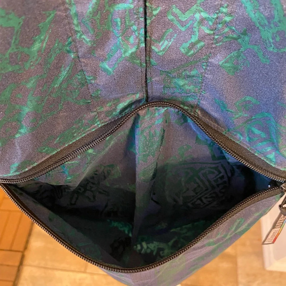 Early Winters Womens IllumiNite Reflective Vintage Windbreaker Size Large Green - Picture 10 of 12